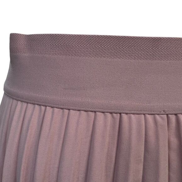 Athleta Swing Forward Pleated Hi-Low Skirt Smoked Mauve Size Small - Picture 7 of 8